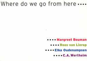 Where do we go from here…